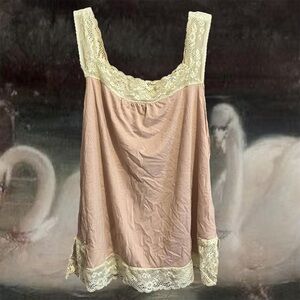 Light Pink Lace Trim Cami